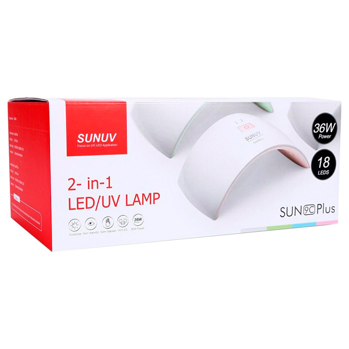 Лампа для манікюру SUNUV Sun9C Plus White