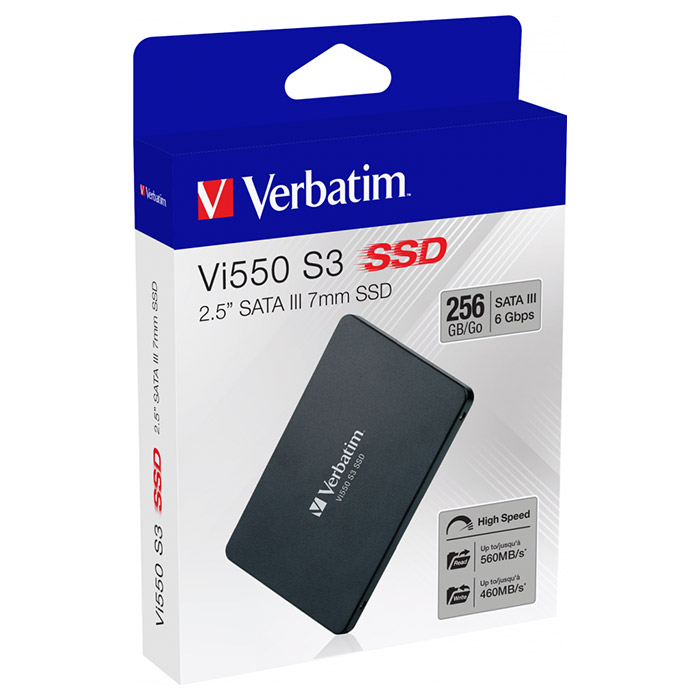 SSD диск VERBATIM Vi550 S3 256GB 2.5" SATA (49351)