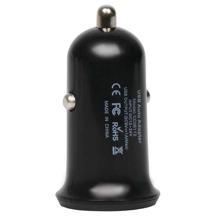 Автомобильное зарядное устройство NOMI CC05112 1xUSB-A, 1A Black (442113)