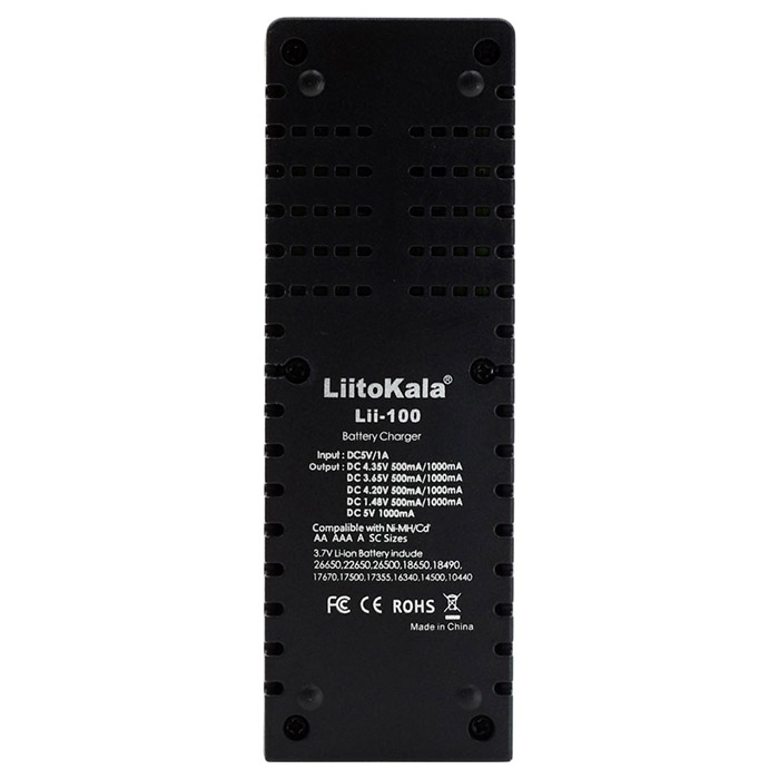 Зарядний пристрій LIITOKALA Lii-100