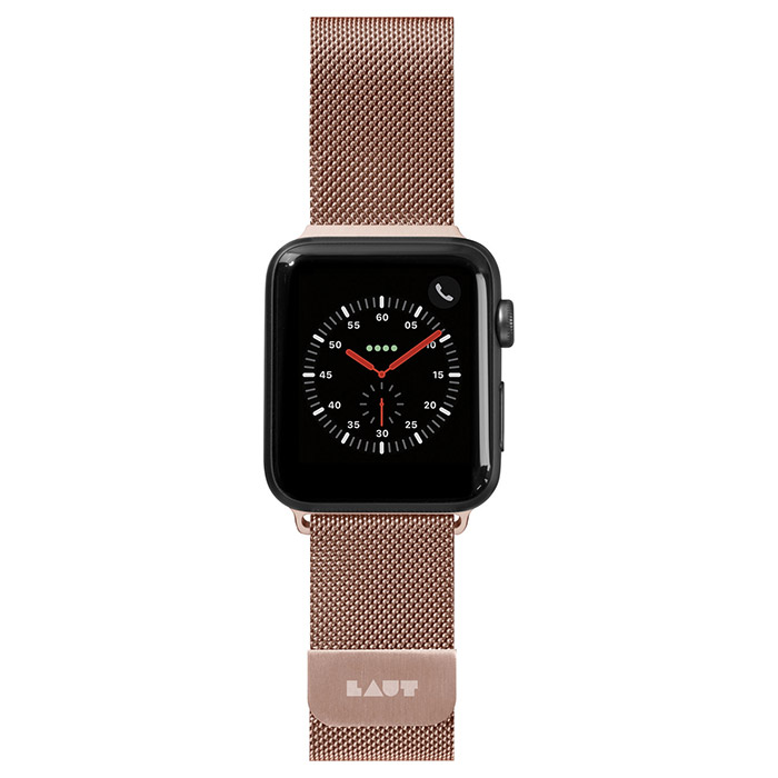 Ремешок LAUT Steel Loop для Apple Watch 38/40мм Rose Gold (LAUT_AWS_ST_RG)