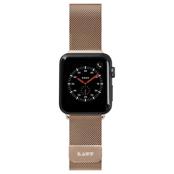 Ремінець LAUT Steel Loop для Apple Watch 38/40/41мм Gold (LAUT_AWS_ST_GD)