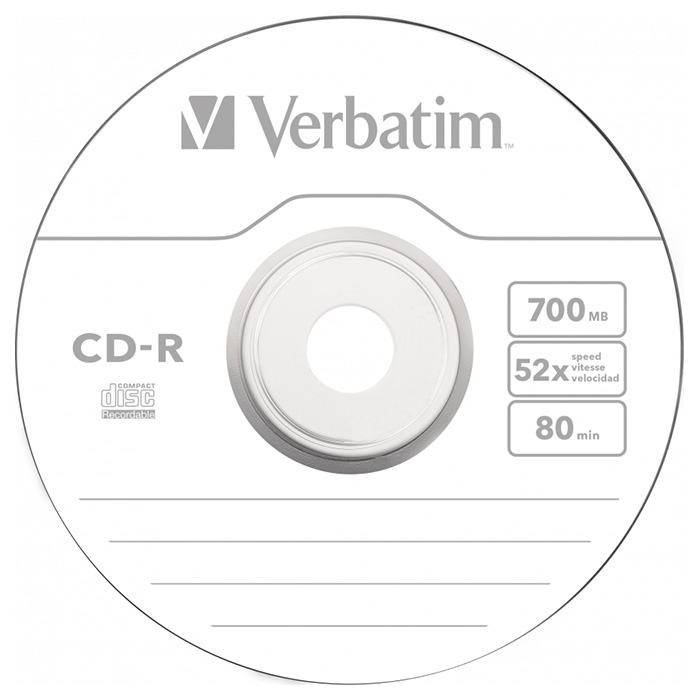 CD-R VERBATIM Extra Protection 700MB 52x 10pcs/slim (43415)