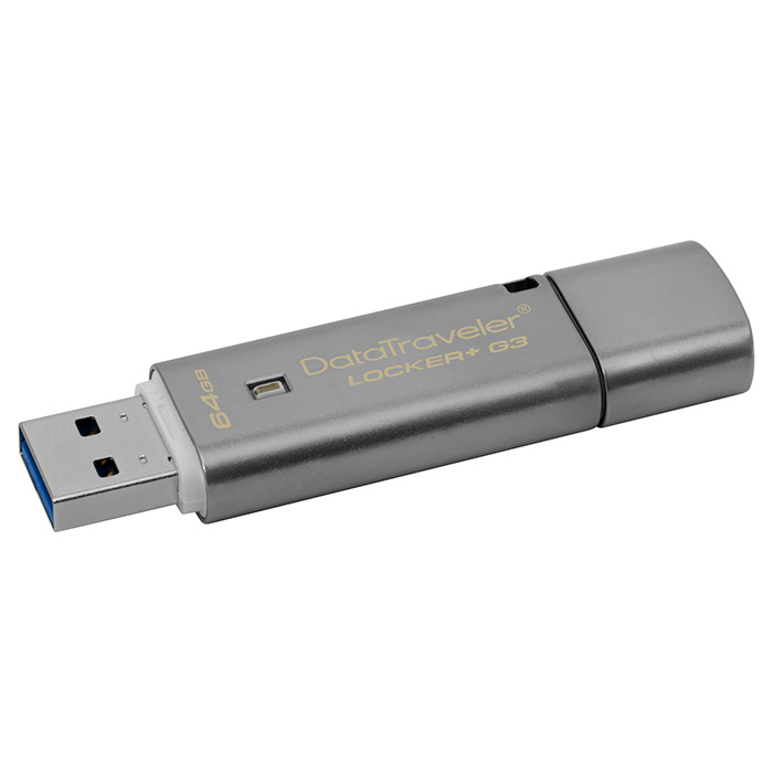 Флешка KINGSTON DataTraveler Locker+ G3 64GB (DTLPG3/64GB)