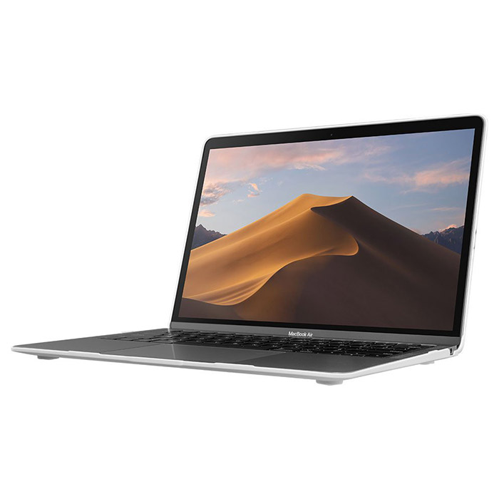 Чохол-накладка для ноутбука 13" LAUT Huex для MacBook Air 13" 2018 Marble White (LAUT_13MA18_HXE_MW)