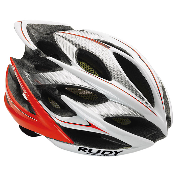 Шолом RUDY PROJECT Windmax L White/Red Fluo Shiny (HL522302)