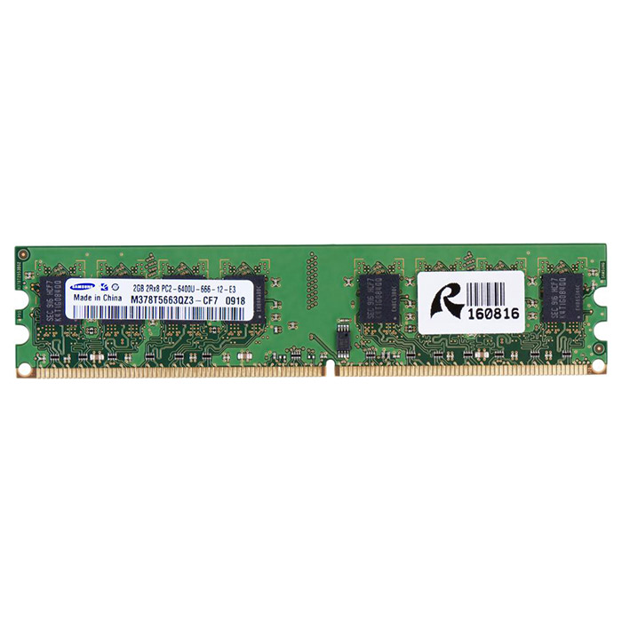 Модуль пам'яті SAMSUNG DDR2 800MHz 2GB (M378B5663QZ3-CF7)