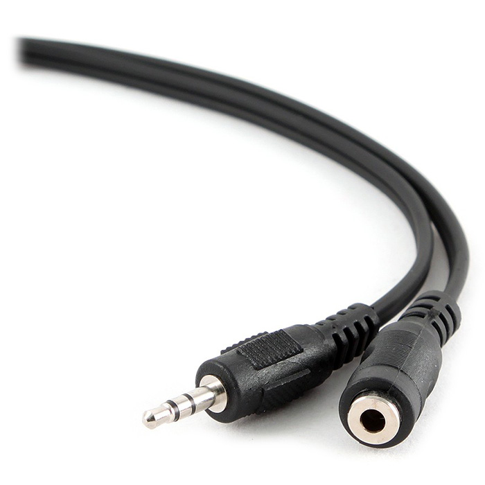 Кабель-удлинитель CABLEXPERT mini-jack 3.5mm 3м Black (CCA-423-3M)