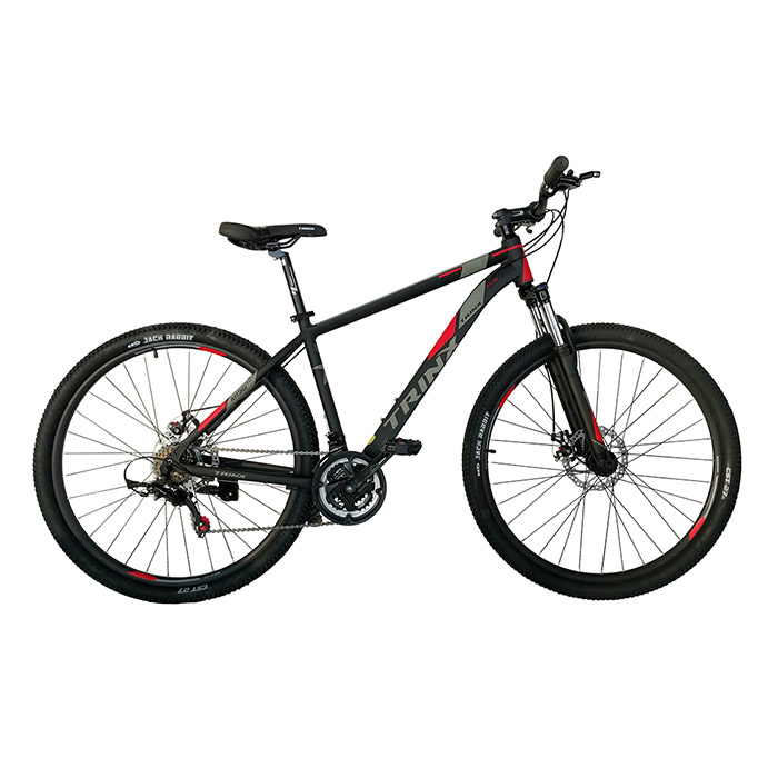Велосипед гірський TRINX Majestic M136 Pro 18"x29" Matt Black/Gray/Red (2019)