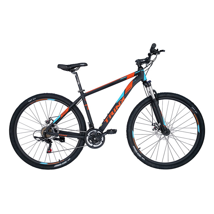 Велосипед гірський TRINX Majestic M136 Pro 18"x29" Matt Black/Red/Blue (2019)