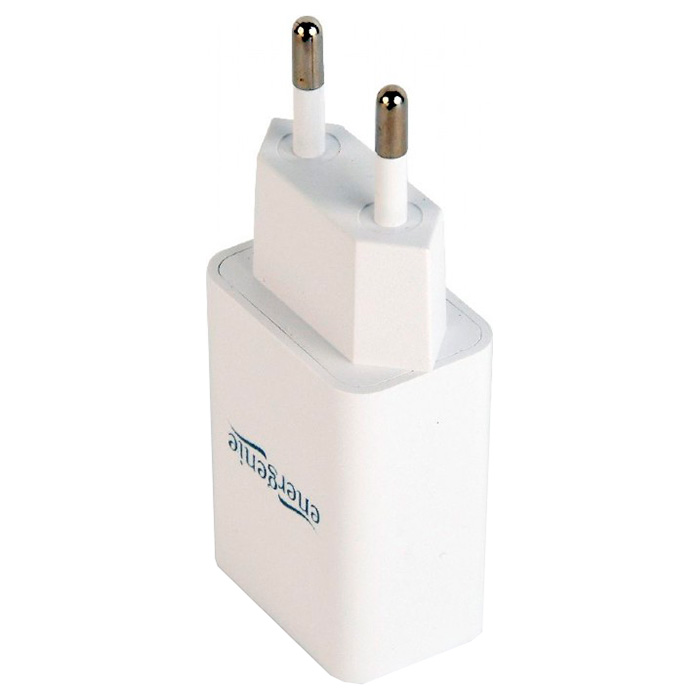 Зарядний пристрій ENERGENIE 1xUSB-A, 2.1A White (EG-UC2A-03-W)