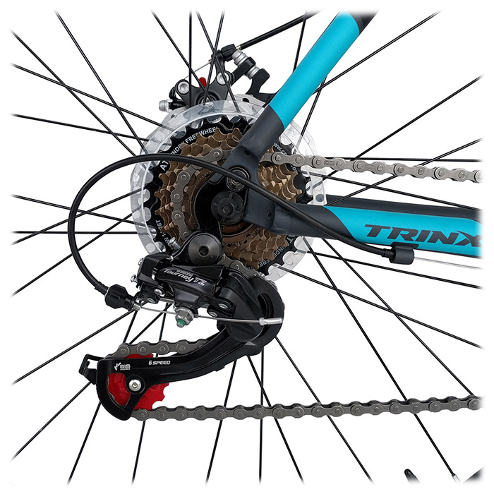 Велосипед шоссейный TRINX Tempo 1.1 20"x28" Matt Gray/Blue (2017)