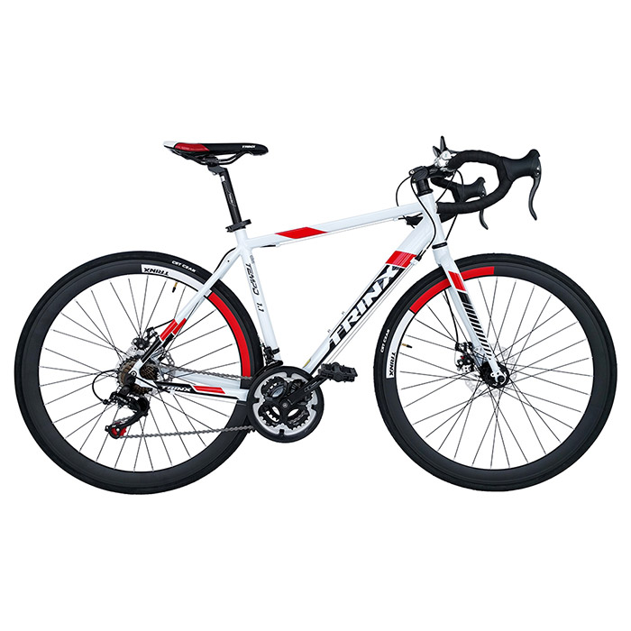 Велосипед шосейний TRINX Tempo 1.1 20"x28" White/Black/Red (2017)