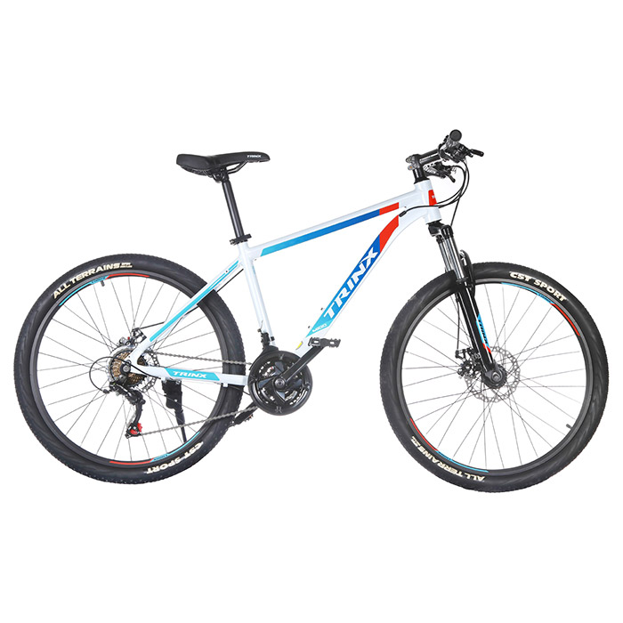 Велосипед горный TRINX Majestic M100 17"x26" White/Red/Blue (2017)