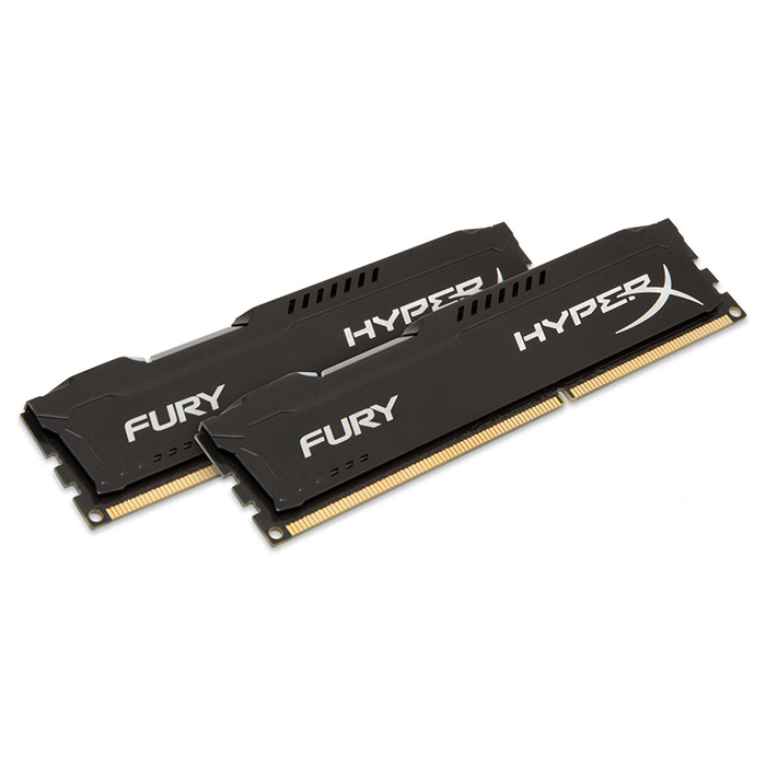 Модуль пам'яті HYPERX Fury DDR3 1600MHz 8GB Kit 2x4GB Black (HX316C10FBK2/8)