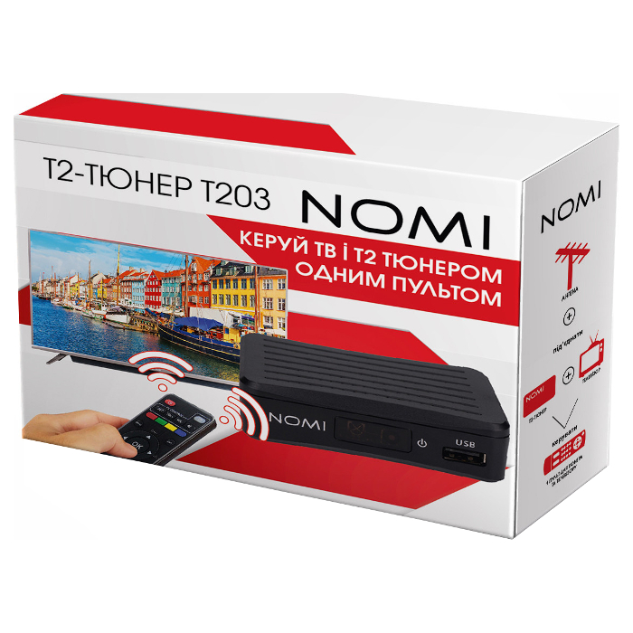 Ресивер цифрового ТБ NOMI T203 (425704)