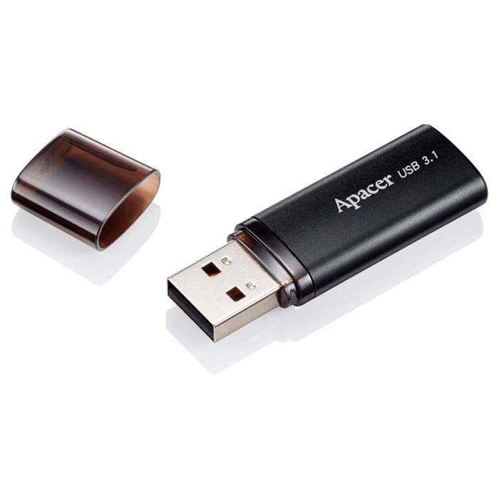 Флэшка APACER AH25B 128GB USB3.1 Black (AP128GAH25BB-1)