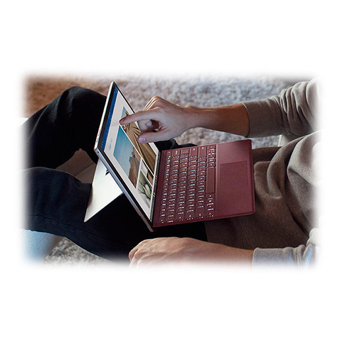 Клавиатура для планшета MICROSOFT Surface Pro Signature Type Cover Burgundy (FFQ-00041)