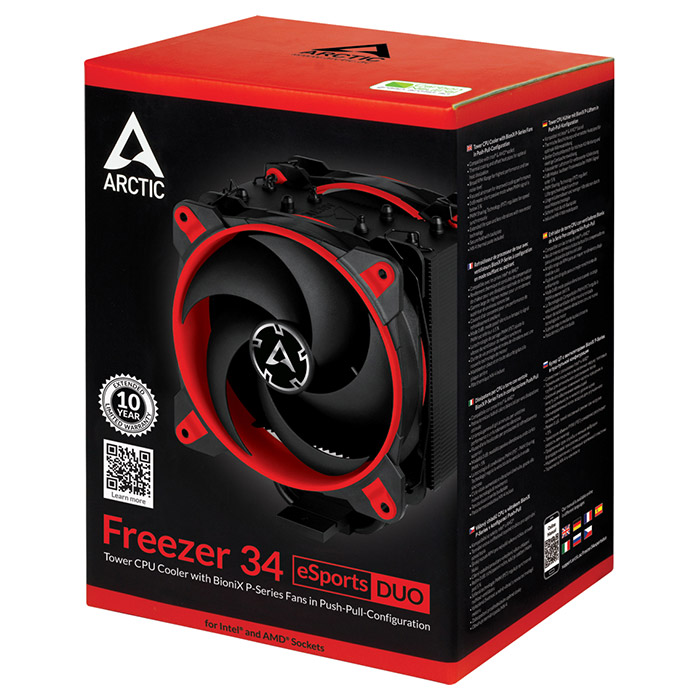 Кулер для процесора ARCTIC Freezer 34 eSports Duo Red (ACFRE00060A)