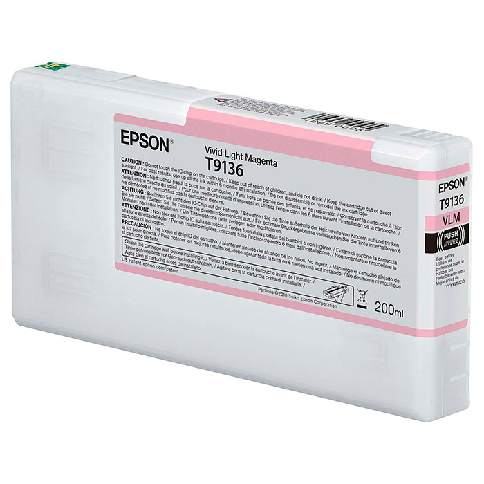 Картридж EPSON T9136 Vivid Light Magenta (C13T913600)