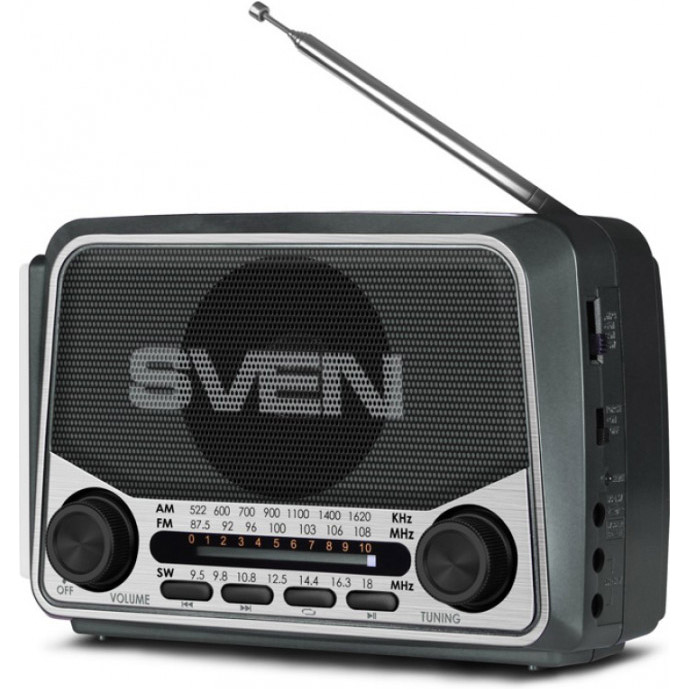 Радіоприймач SVEN SRP-525 Gray