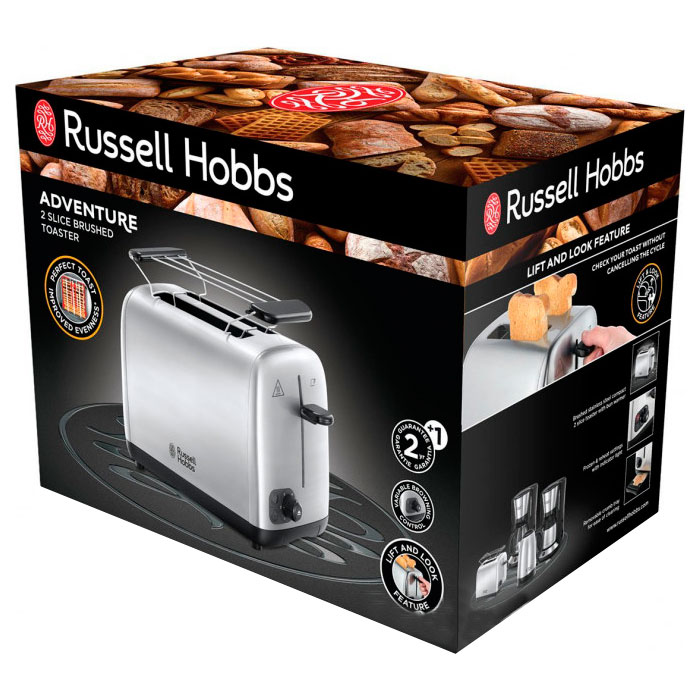Тостер RUSSELL HOBBS Adventure 2 Slice (24080-56)