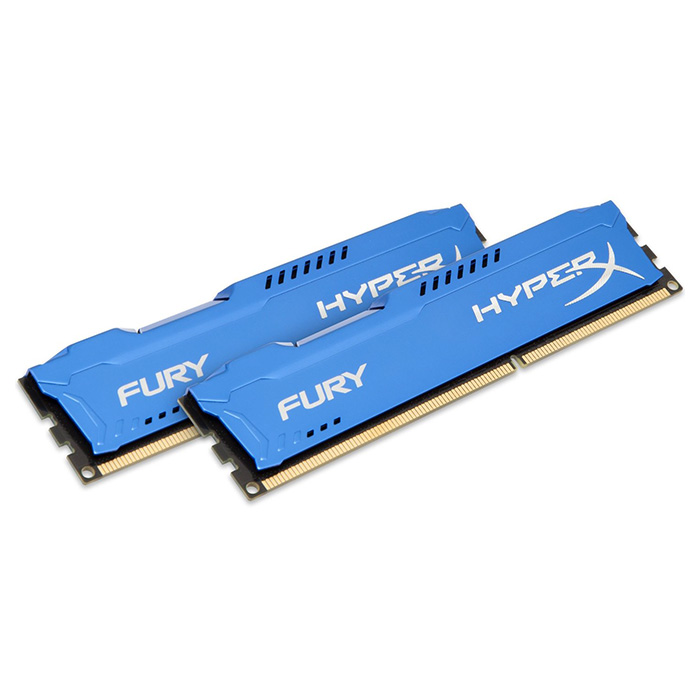 Модуль пам'яті HYPERX Fury Blue DDR3 1600MHz 16GB Kit 2x8GB (HX316C10FK2/16)
