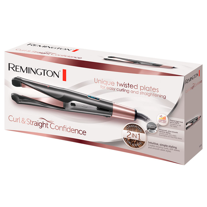 Щипці випрямляючi REMINGTON Curl & Straight Confidence (S6606)