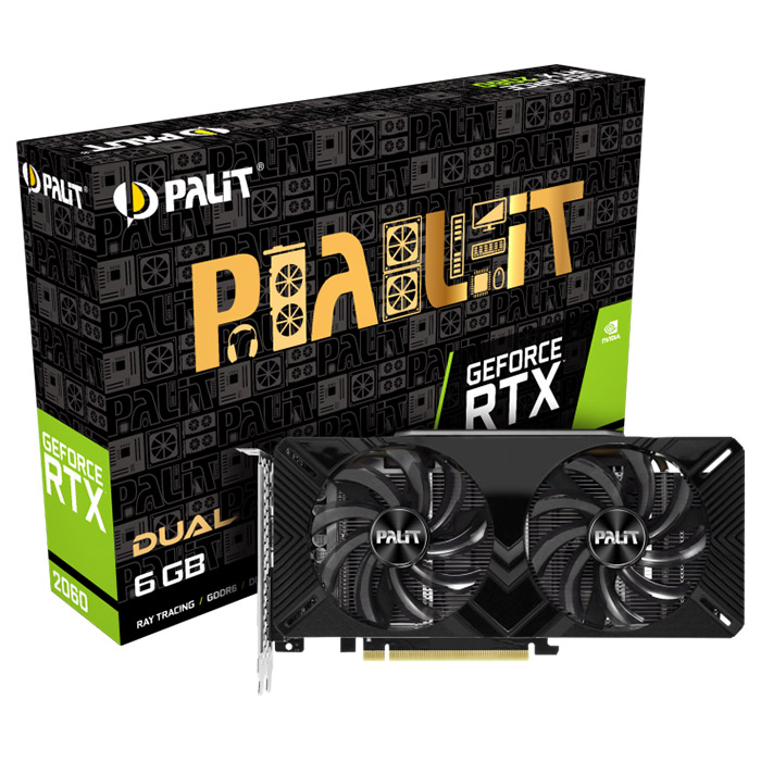 Відеокарта PALIT GeForce RTX 2060 Dual (NE62060018J9-1160A)