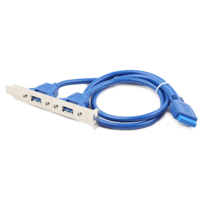 Планка расширения CABLEXPERT 2-port USB3.0 (CC-USB3-RECEPTACLE)