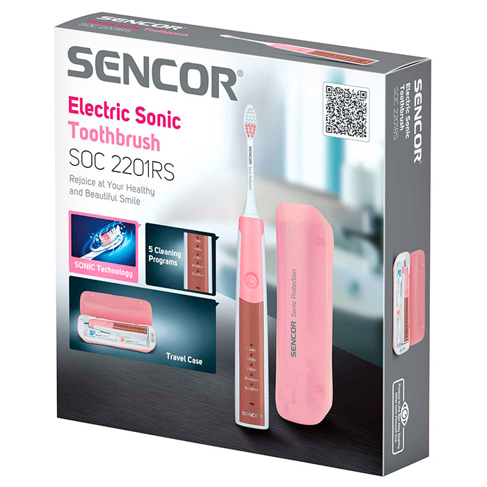 Электрическая зубная щётка SENCOR SOC 2201RS (41006741)