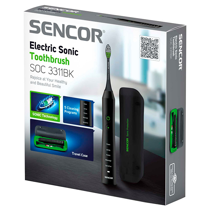 Электрическая зубная щётка SENCOR SOC 3311BK (41006744)