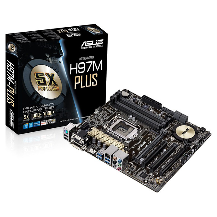 Материнська плата ASUS H97M-Plus