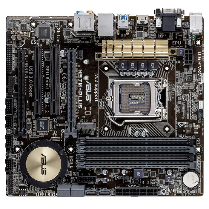Материнська плата ASUS H97M-Plus