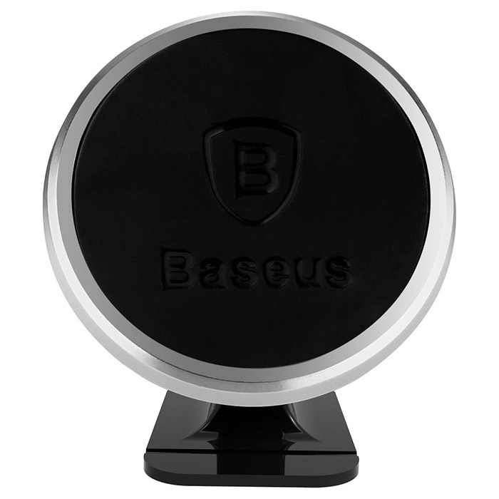 Автодержатель для смартфона BASEUS 360-degree Rotation Magnetic Mount Holder Silver (SUGENT-NT0S)
