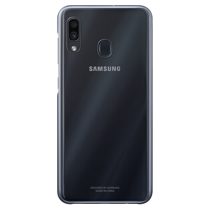 Чехол SAMSUNG Gradation Cover для Galaxy A30 Black (EF-AA305CBEGRU)