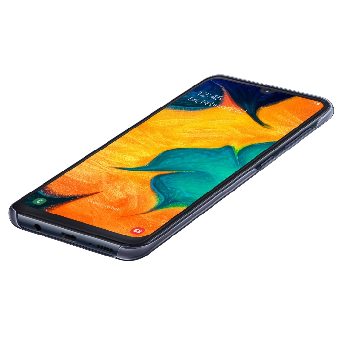 Чохол SAMSUNG Gradation Cover для Galaxy A30 Black (EF-AA305CBEGRU)