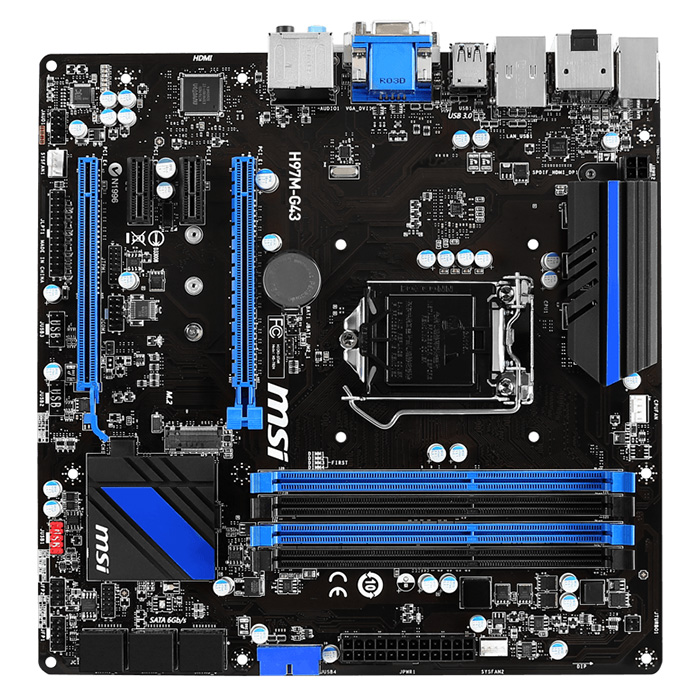 Материнська плата MSI H97M-G43