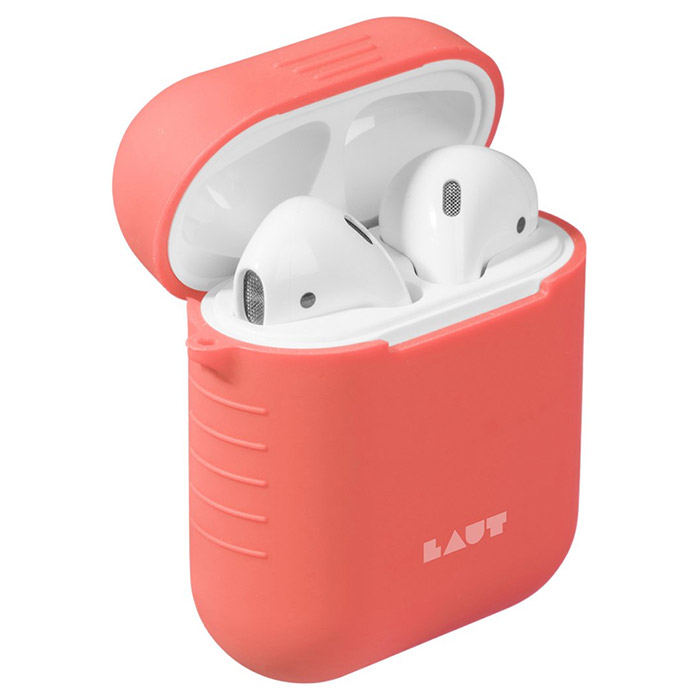 Чохол LAUT Pod for AirPods Coral (LAUT_AP_POD_P)