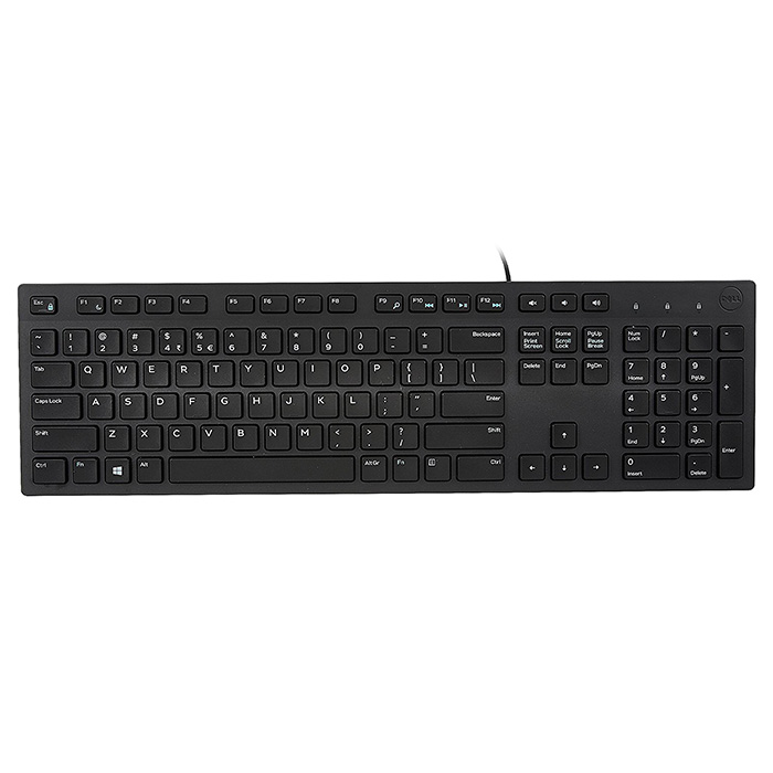 Клавіатура DELL KB216 UA Black (580-AHHD)