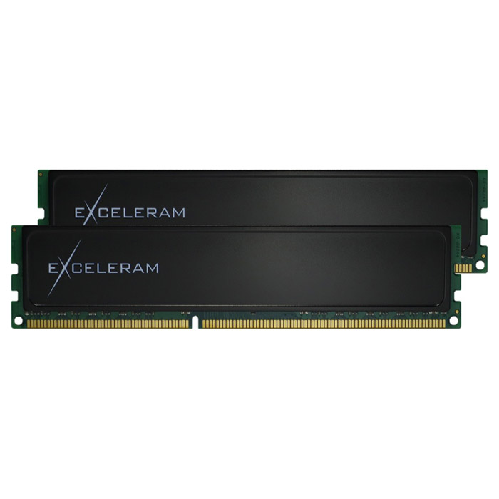Модуль пам'яті EXCELERAM Black Sark DDR3 1600MHz 8GB Kit 2x4GB (E30173A)