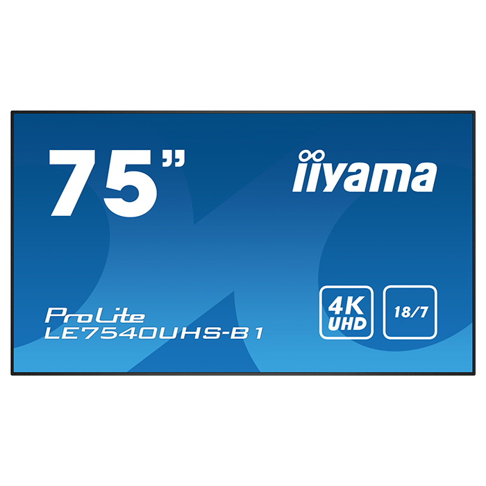 Информационный дисплей 75" IIYAMA ProLite LE7540UHS-B1