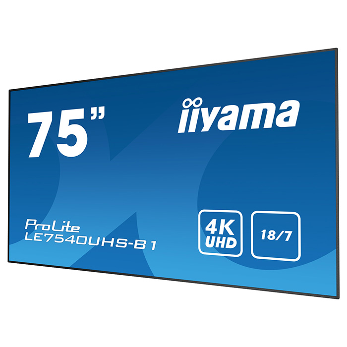 Информационный дисплей 75" IIYAMA ProLite LE7540UHS-B1
