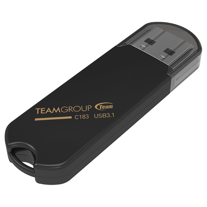 Флешка TEAM C183 64GB USB3.1 Black (TC183364GB01)
