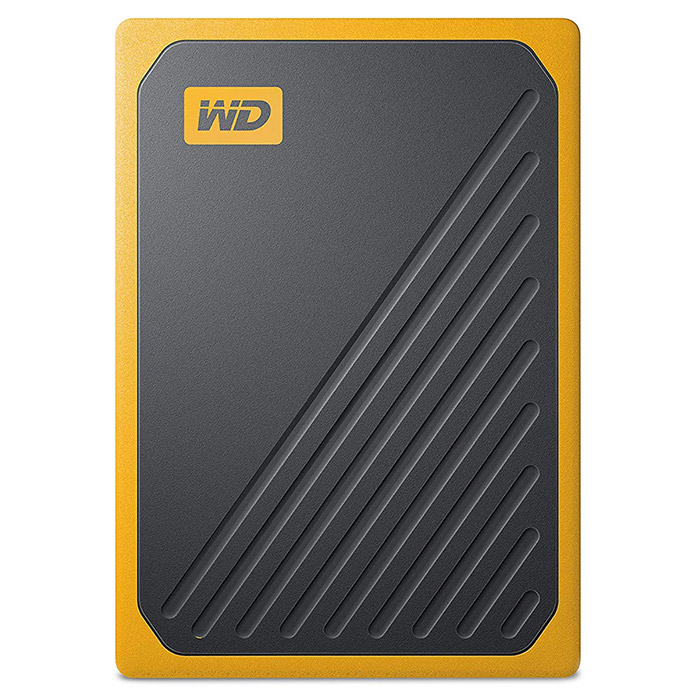 Портативний SSD диск WD My Passport Go 500GB USB3.0 Amber (WDBMCG5000AYT-WESN)