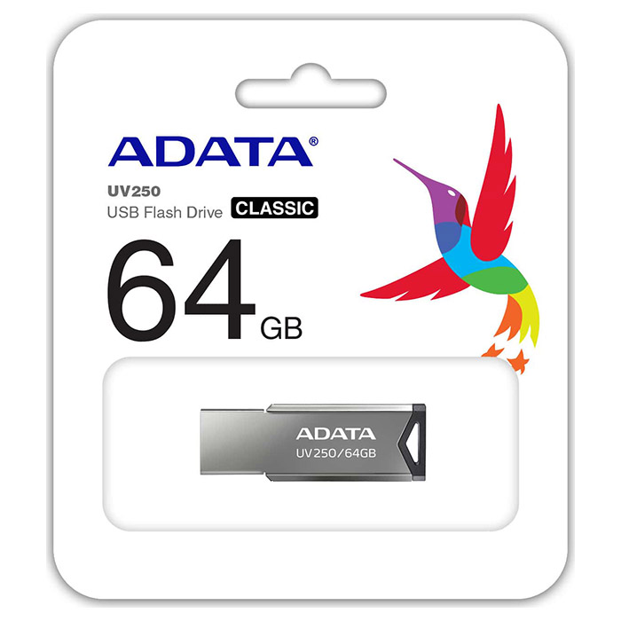 Флешка ADATA UV250 64GB (AUV250-64G-RBK)