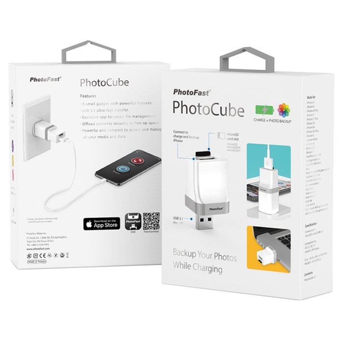 Пристрій резервного копіювання PHOTOFAST Apple iFlash Drive PhotoCube EU