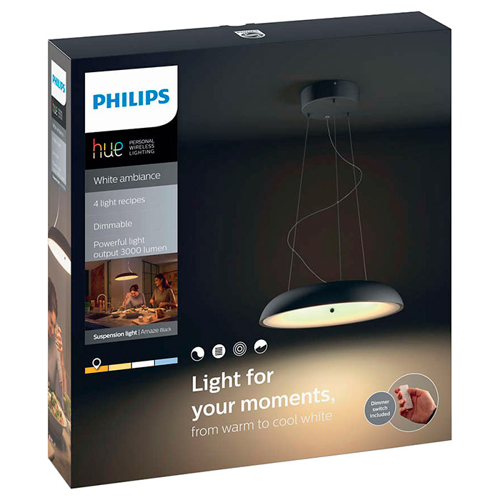 Розумний світильник PHILIPS Hue Amaze Suspension Light Black (40233/30/P7)