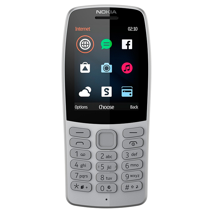 Мобільний телефон NOKIA 210 Gray