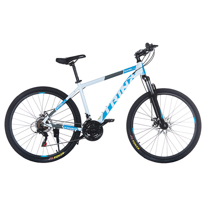 Велосипед гірський TRINX Majestic M116 Elite 18"x27.5" White/Blue/Gray (2019)